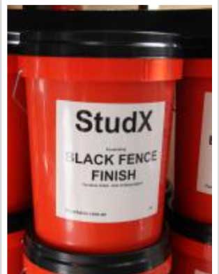 studx black fence finish stainer