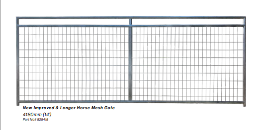 AWP Horse Mesh Equine Gates – Heavy Duty Galvanised Farm & Paddock Gates (4ft, 8ft, 10ft, 12ft)