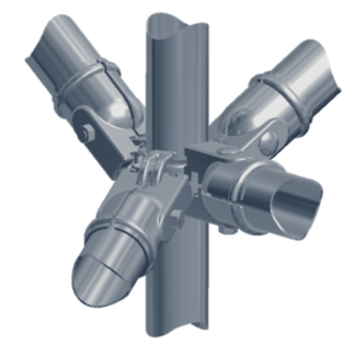 Versatile Chain Mesh Fittings Galvanised